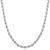 Miabella Solid 925 Sterling Silver Italian 2mm, 3mm Diamond-Cut Braided Rope Chain Necklace for Men Women, 925 Sterling Silver Made in Italy