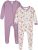 Gerber Baby-Girls 2-Pack Footed Pajamas