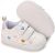 Clowora Baby Boys Girls Shoes Non-Slip Rubber Sole Sneakers Infant First Walking Toddler Crib Shoes Newborn Loafers Flats.