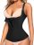 LODAY Waist Trainer Corset for Women Tummy Control Sport Workout Body Shaper Black