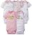 Gerber Baby-Girls 5-Pack Short Sleeve Variety Onesies Bodysuits