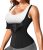 Nebility Waist Trainer for Women Corset Shapewear with Zipper Women’s Waist Cincher Tank Top with Adjustable Straps