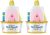 Johnson’s First Touch Baby Gift Set, Baby Bath, Skin & Hair Essential Products, Kit for New Parents with Wash & Shampoo, Lotion, & Diaper Rash Cream, Hypoallergenic & Paraben-Free, 4 items (Pack of 2)