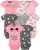 Gerber Baby-Girls 8-Pack Short Sleeve Onesies Bodysuits