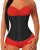 YIANNA Waist Trainer for Women Latex Underbust Waist Cincher Corset Sport Girdle Hourglass Body Shaper