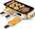 Pukomc Electric Indoor Grill,2 in 1 Indoor Grills for Kitchen with Grill Net & Non-Stick Cooking Removable Plate, Temperature Control, Dishwasher Safe, 1500W Smokeless Grill